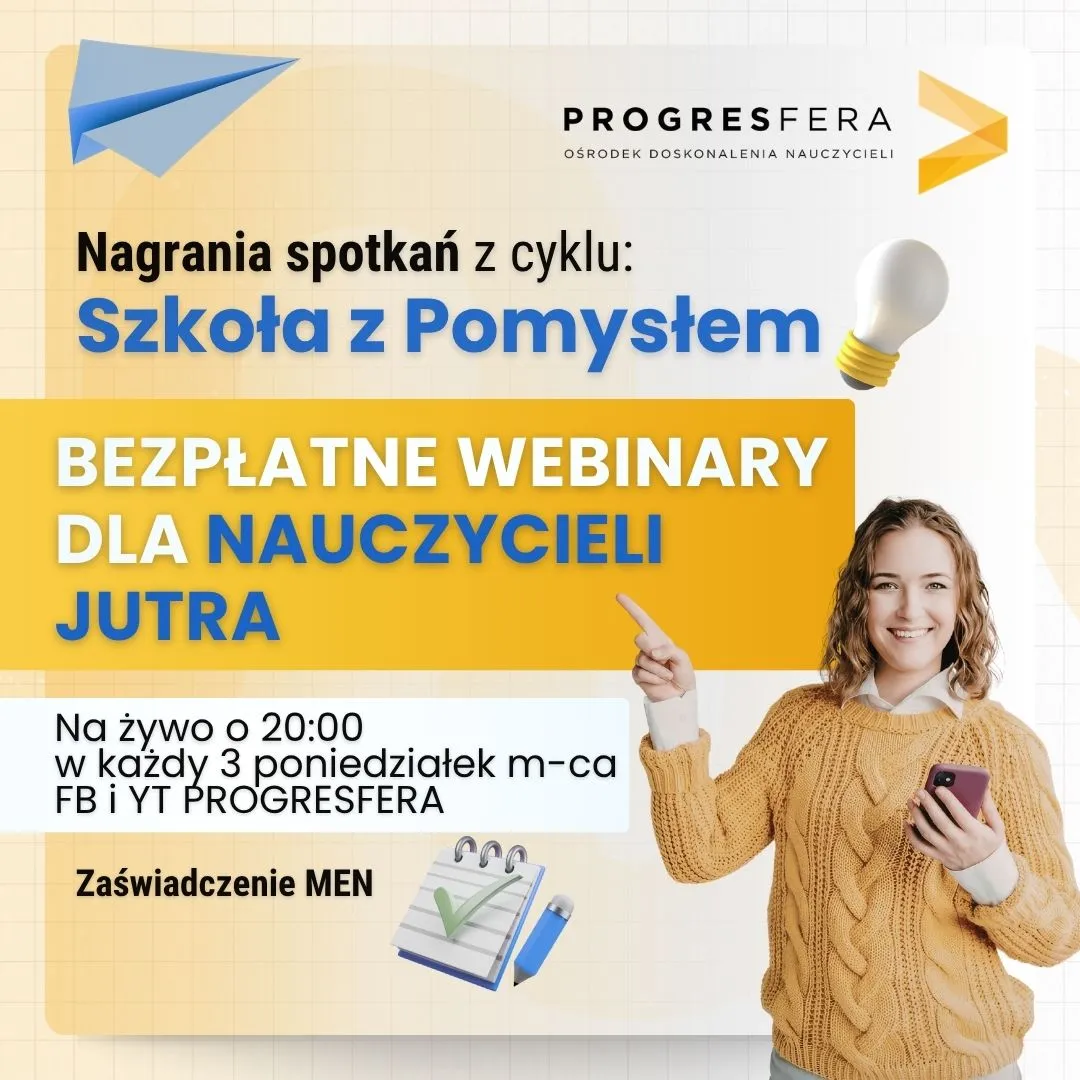 bezpłatne webinary dla nauczycieli