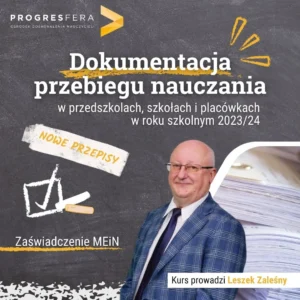 dokumentacja przebiegu nauczania