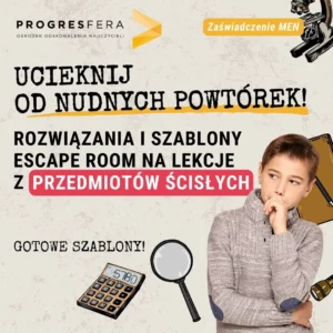 szablony escape room lekcje z przedmiotów ścisłych