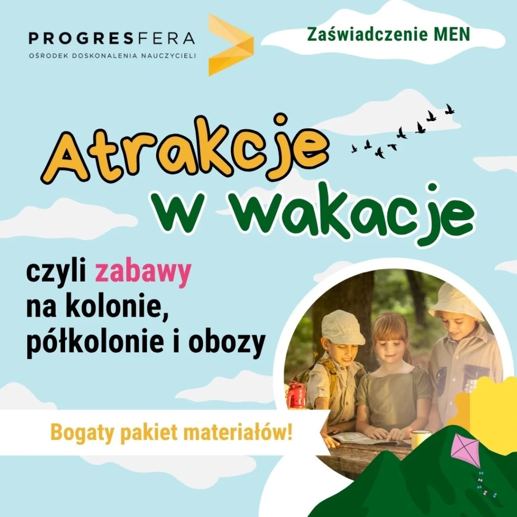 zabawy na kolonie; zabawy na półkolonie