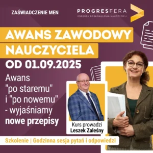 Awans zawodowy nauczyciela Zmiany w awansie zawodowym nauczycieli