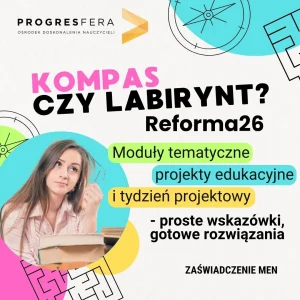 Reforma2026, Moduły tematyczne, projekty edukacyjne, tydzień projektowy