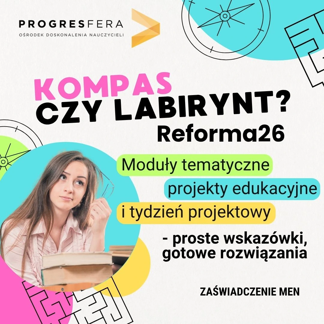 Reforma2026, Moduły tematyczne, projekty edukacyjne, tydzień projektowy