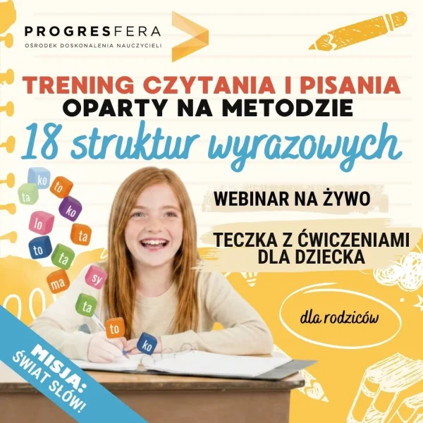 nauka czytania i pisania w domu
